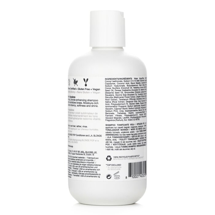 IGK Blonde Pop Purple Toning Shampoo 236ml/8ozProduct Thumbnail