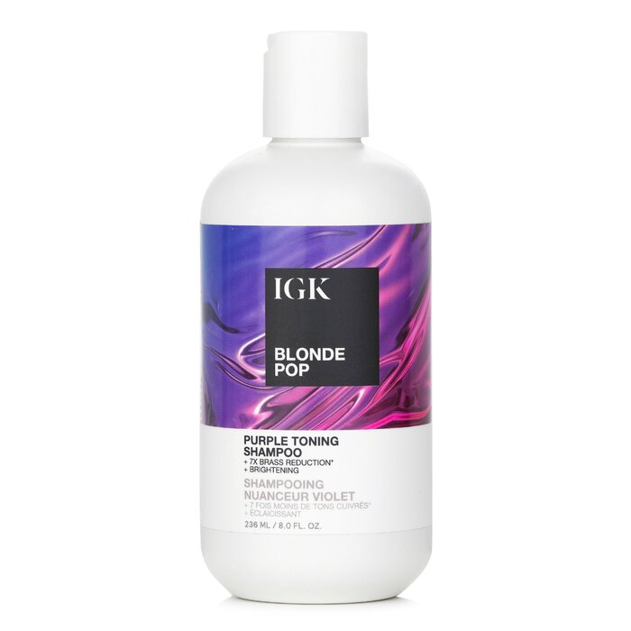 IGK Blonde Pop Purple Toning Shampoo 236ml/8ozProduct Thumbnail
