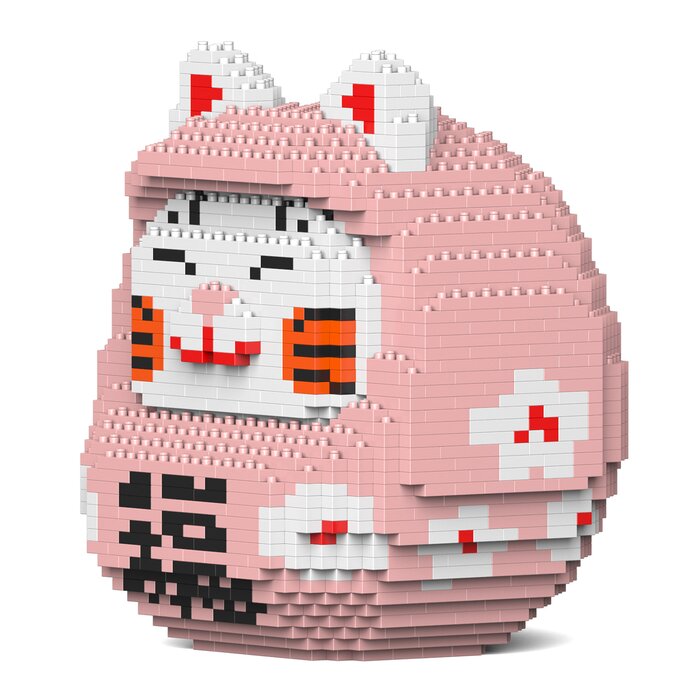 Jekca Daruma Maneki Neko 01S-M01 Building Bricks Set 18x14x21cmProduct Thumbnail