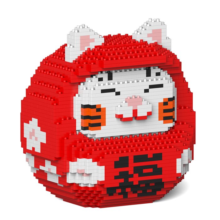 Jekca Daruma Maneki Neko 01S-M02 Building Bricks Set 18x14x20cmProduct Thumbnail