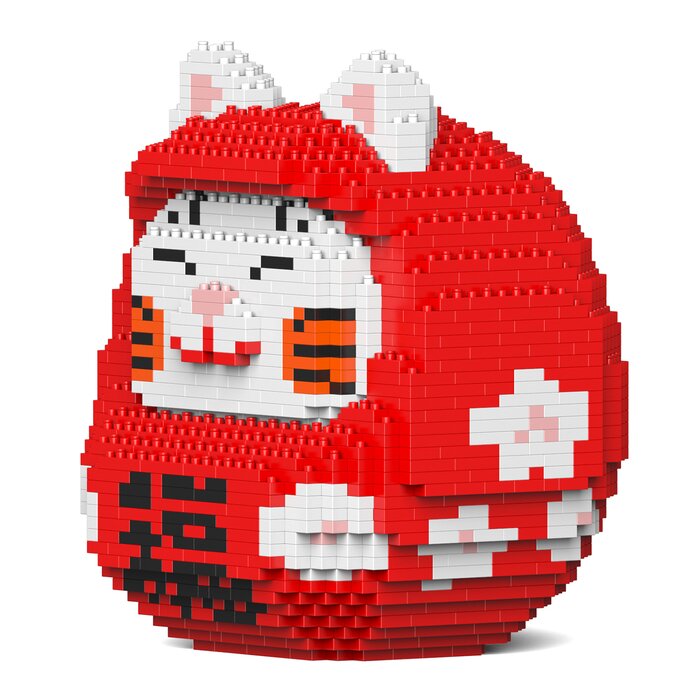 Jekca Daruma Maneki Neko 01S-M02 Building Bricks Set 18x14x20cmProduct Thumbnail