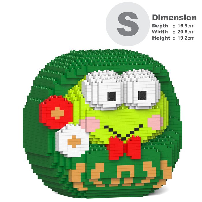 Jekca Keroppi Daruma 01S Building Bricks Set 21x17x21cmProduct Thumbnail
