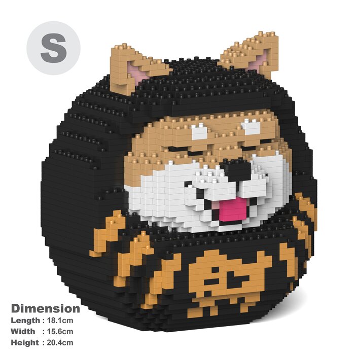 Jekca Shiba Daruma Doll 01S-M02 Building Bricks Set 18x16x21cmProduct Thumbnail