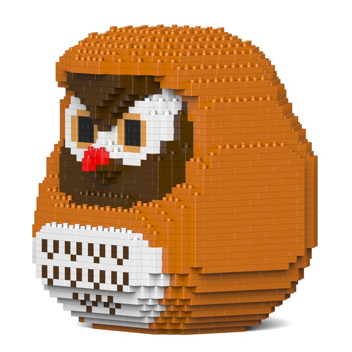 Jekca Owl Daruma Doll 01S Building Bricks Set 17x15x20cmProduct Thumbnail