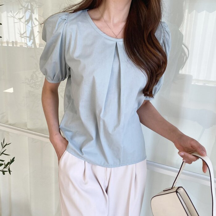 Trendywhere Puff Sleeve Blouse Free (XS-M)Product Thumbnail