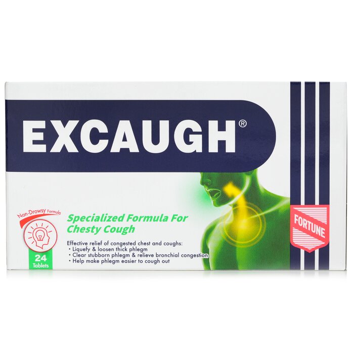 Fortune Pharmacal Fortune - EXCAUGH TABLETS 24's [HK Label Authentic Product] 24'sProduct Thumbnail
