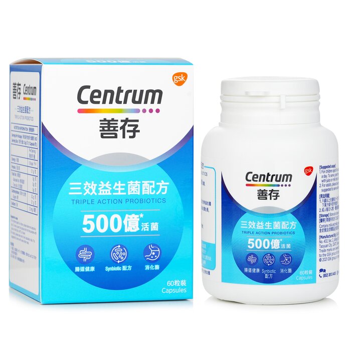Centrum 善存 善存 - 善存 - 三效益生菌配方 [原裝正貨] 60粒Product Thumbnail