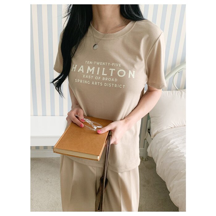 Trendywhere Letter Print Tee Free (XS-M)Product Thumbnail