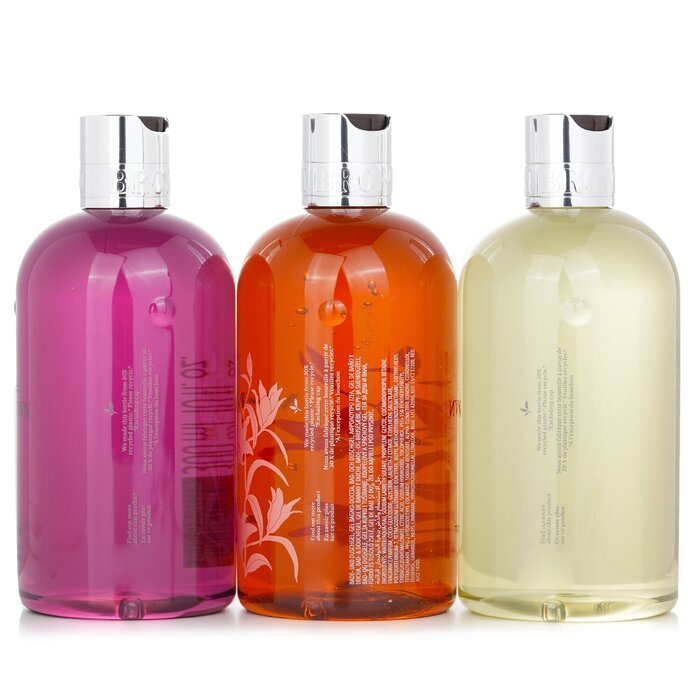 Molton Brown Floral & Citrus Bath&Shower Gel Set (Fiery Pink Pepper-300ml&Ltd.Ed.Heavenly Gingerlily-300ml&Orange and Bergamot-300ml) 3x300ml/10ozProduct Thumbnail