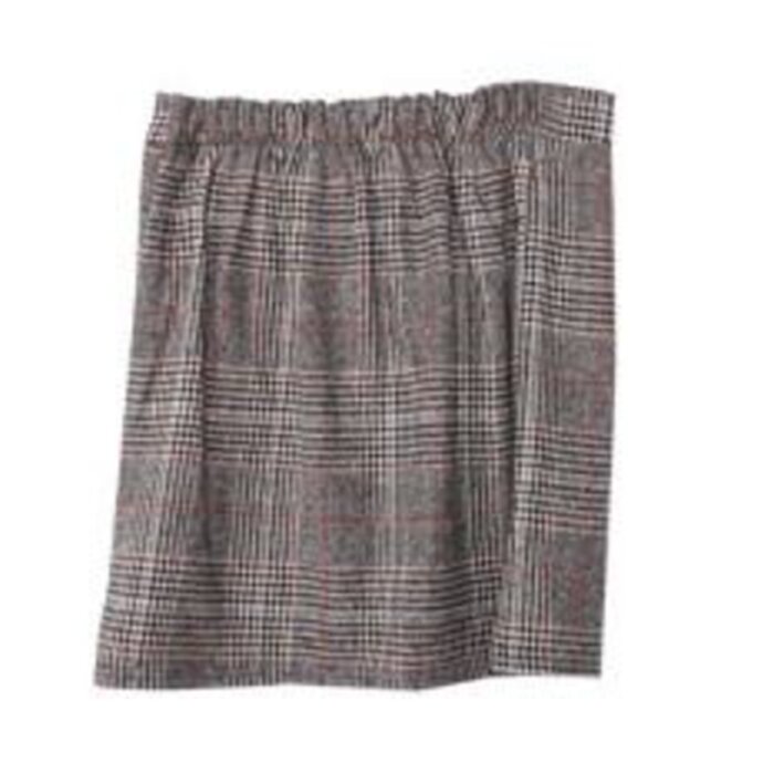 Trendywhere Check Wool Mini Skirt Free (XS-M)Product Thumbnail