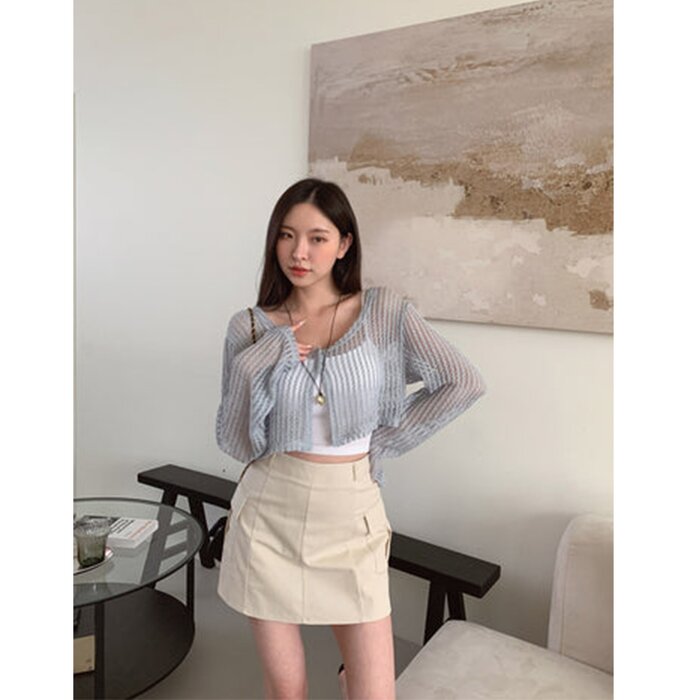 Trendywhere Back Banding Flarted Mini Skirt Free (XS-M)Product Thumbnail