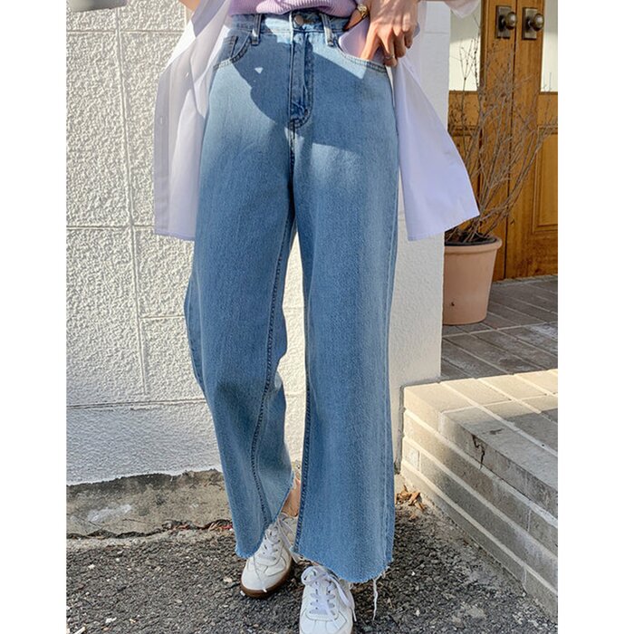 Trendywhere High Waist Wide Leg Jean Size: SProduct Thumbnail