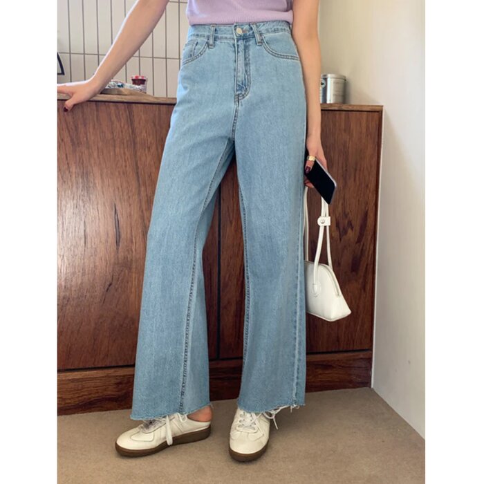 Trendywhere High Waist Wide Leg Jean Size: SProduct Thumbnail