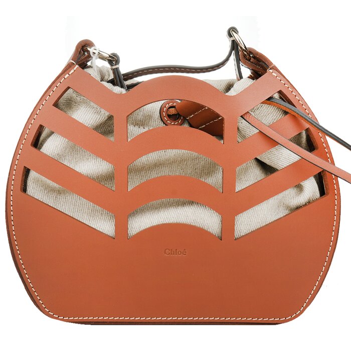 Chloe Small kayan round bucket bag CamelProduct Thumbnail