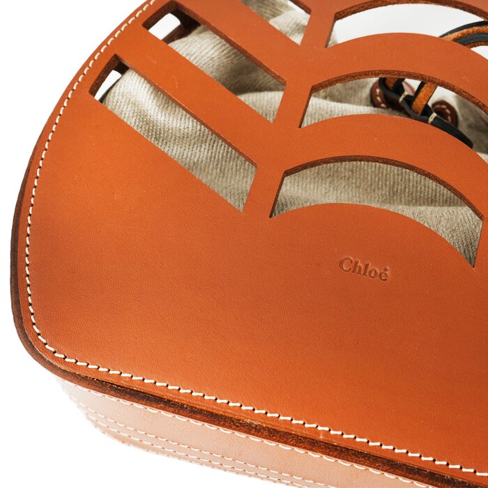 Chloe Small kayan round bucket bag CamelProduct Thumbnail