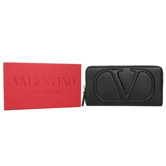 Valentino Garavani Valentino Zip around contintent wallet - Black BlackProduct Thumbnail