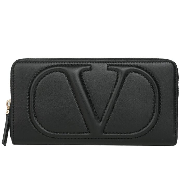 Valentino Garavani Valentino Zip around contintent wallet - Black BlackProduct Thumbnail
