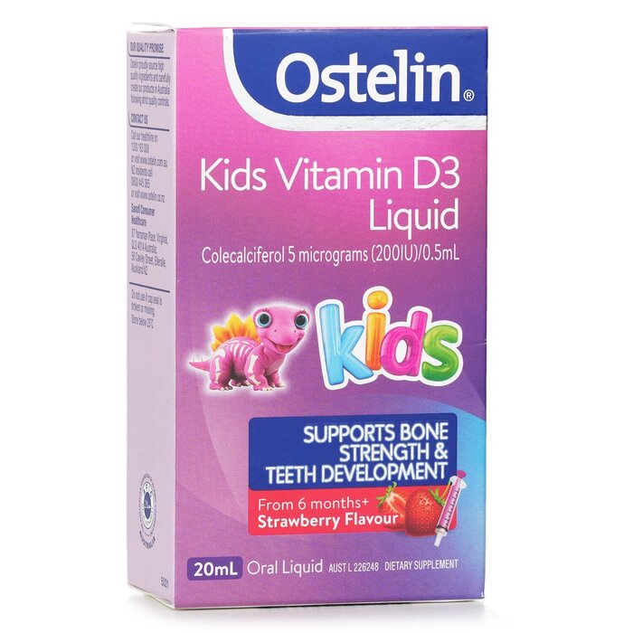 Ostelin Ostelin Kids Vitamin D3 Liquid - 20ml 20mlProduct Thumbnail