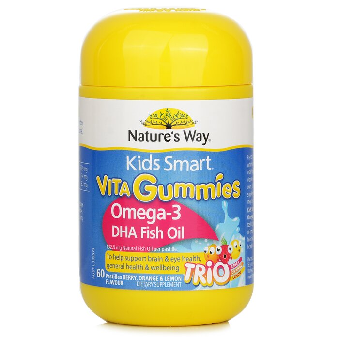 NATURE'S WAY Nature's Way Kids Smart Vita Gummies Omega-3 DHA Fish Oil - 60 Gummies [Parallel Import] 60 GummiesProduct Thumbnail