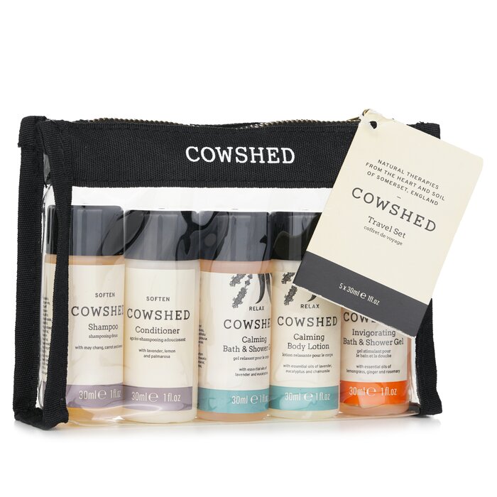 Cowshed Travel Set (Shampoo + Conditioner + Bath & Shower Gel + body Lotion) 5x30mlProduct Thumbnail