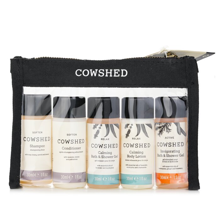 Cowshed Travel Set (Shampoo + Conditioner + Bath & Shower Gel + body Lotion) 5x30mlProduct Thumbnail