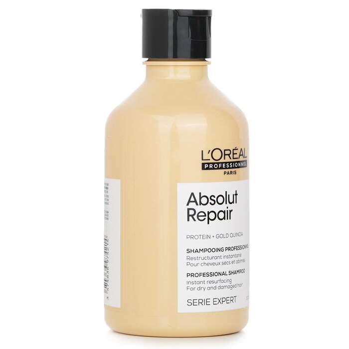 L'Oreal Professionnel Serie Expert - Absolut Repair Protein + Gold Quinoa Instant Resurfacing Shampoo 300ml/10.1ozProduct Thumbnail