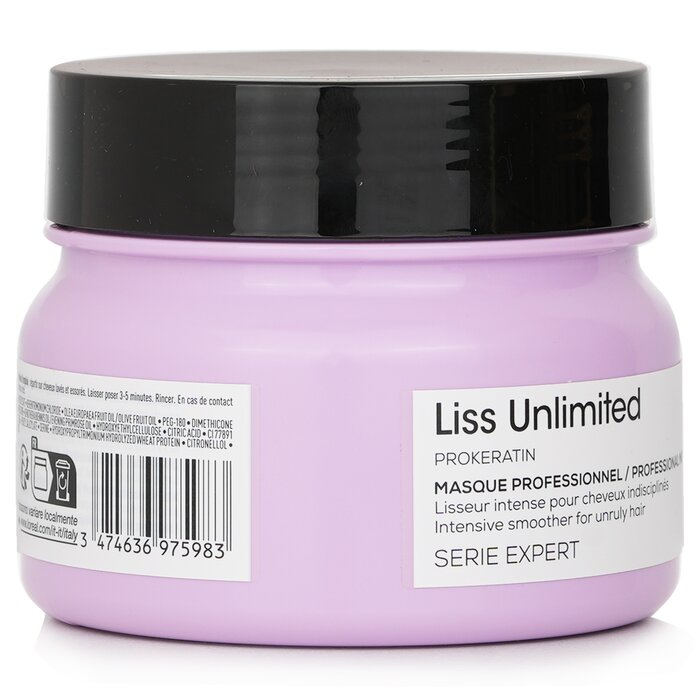 L'Oreal Serie Expert - Liss Unlimited Professional Hairmask For Unruly Hair 250ml/8.5ozProduct Thumbnail
