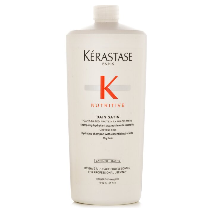 Kerastase Nutritive Bain Satin Hydrating Shampoo With Essential Nutriments (Dry Hair) 1000ml/34ozProduct Thumbnail