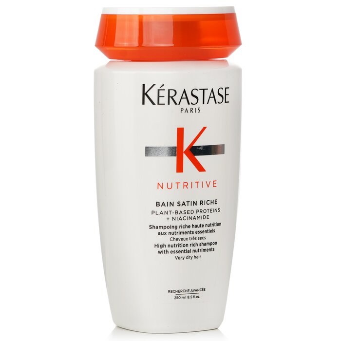 Kerastase Nutritive Bain Satin Riche High Nutrition Rich Shampoo With Essential Nutriments (Very Dry Hair) 250ml/8.5ozProduct Thumbnail