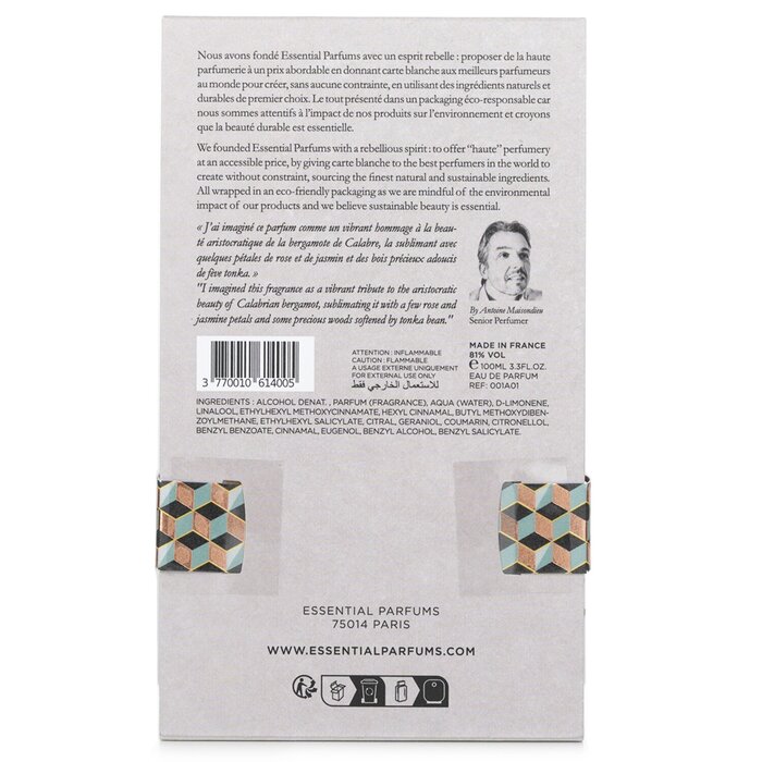 Essential Parfums Nice Bergamote by Antoine Maisondieu Eau De Parfum Spray 100ml/3.3ozProduct Thumbnail