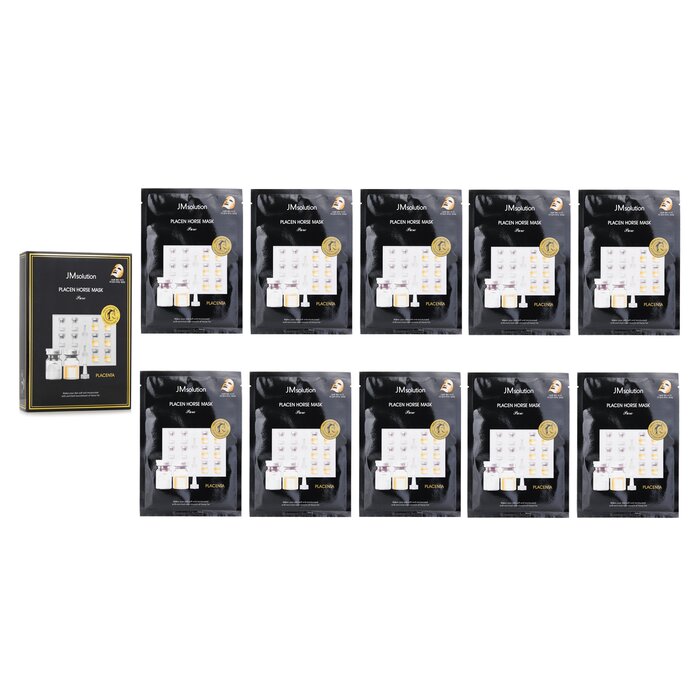JM Solution Placen Horse Mask Pure 30ml x10pcsProduct Thumbnail