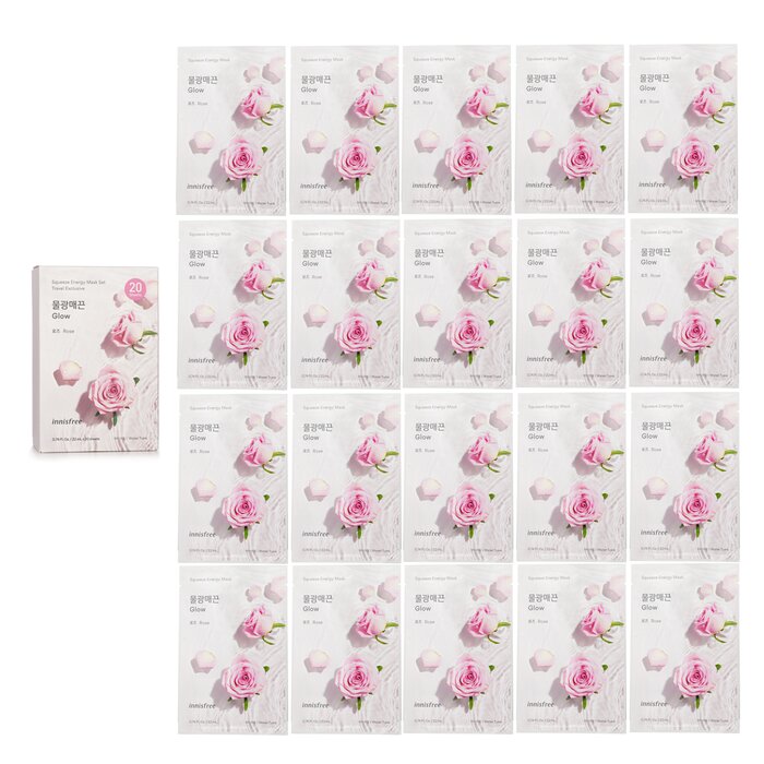 Innisfree My Real Squeeze Mask Ex Set - Rose 20pcsProduct Thumbnail