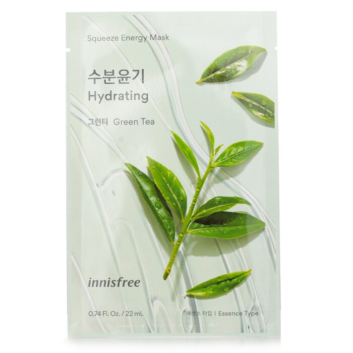 Innisfree Squeeze Energy Mask Set - Green Tea 20pcsProduct Thumbnail