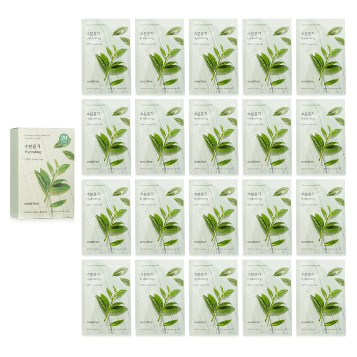 Innisfree Squeeze Energy Mask Set - Green Tea 20pcsProduct Thumbnail