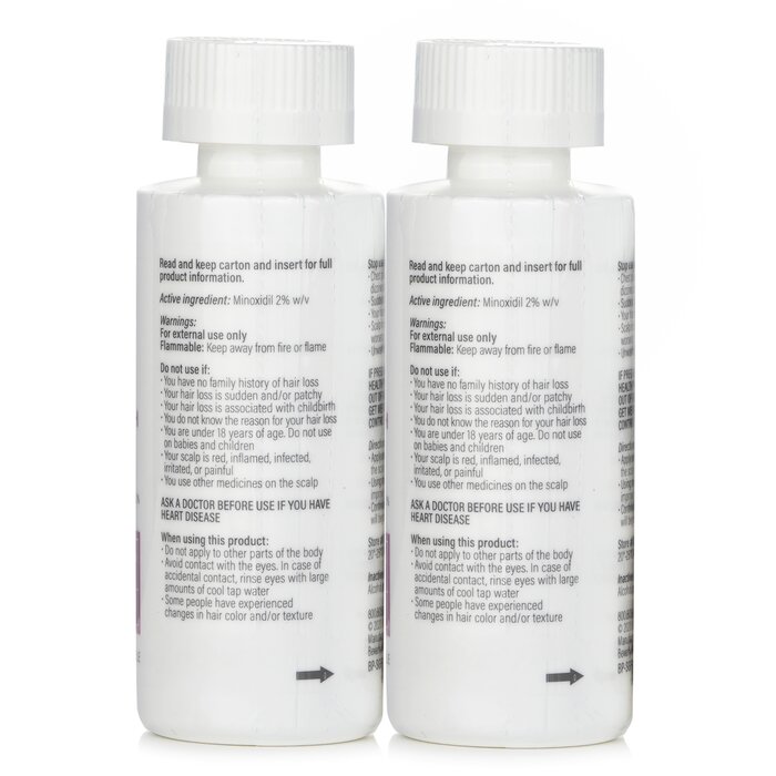 Bosley For Women Hair Regrowth Treatment 2x60ml/2ozProduct Thumbnail