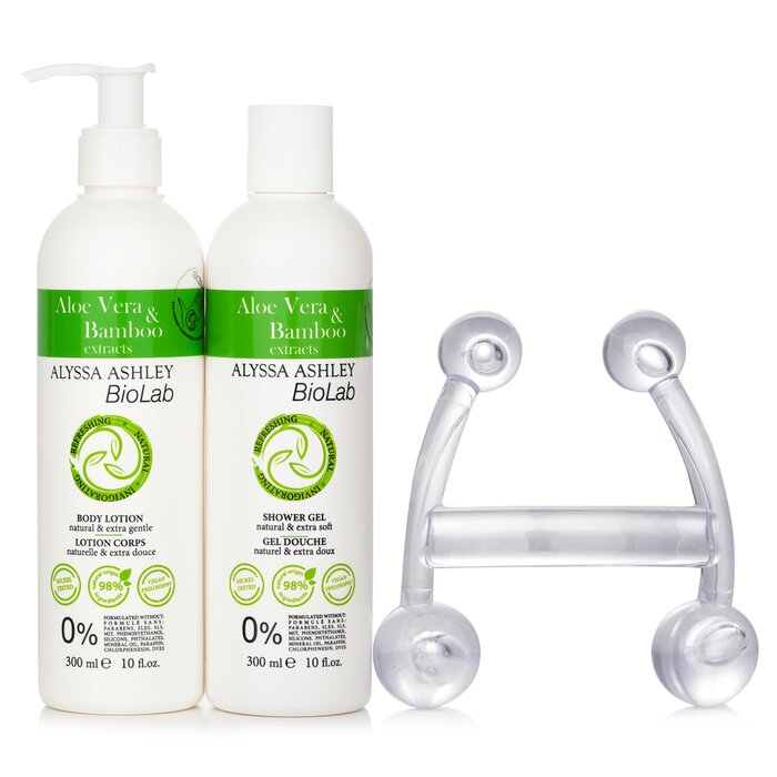 Alyssa Ashley Biolab Aloe Vera & Bamboo Body Lotion + Shower Gel +Massager 3pcsProduct Thumbnail