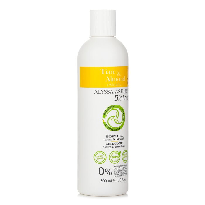 Alyssa Ashley Biolab Tiarè & Almond Shower Gel 300ml/10ozProduct Thumbnail