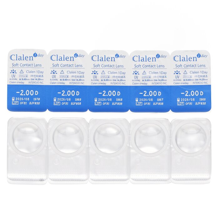 Clalen 1Day Soft Contact Lens 5pcs x 1 stripProduct Thumbnail