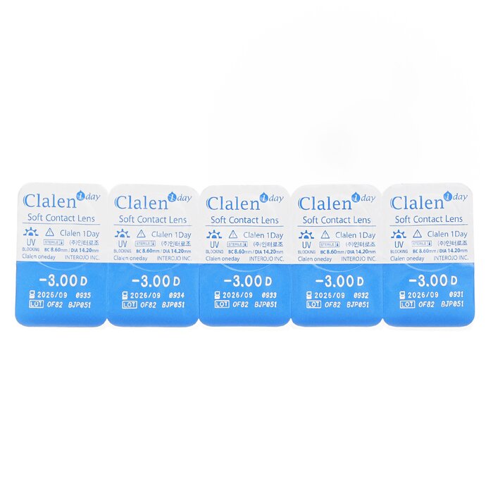 Clalen 1Day Soft Contact Lens 5pcs x 1 stripProduct Thumbnail
