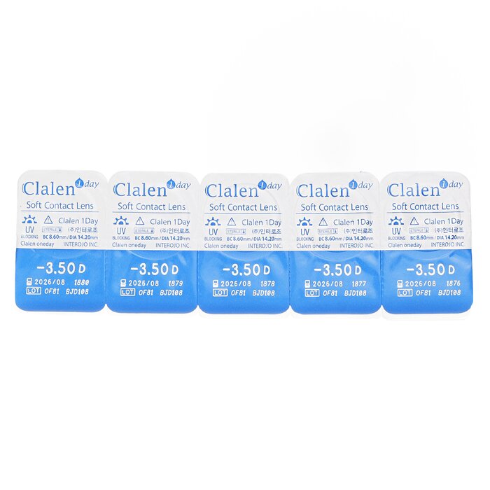 Clalen 1Day Soft Contact Lens 5pcs x 1 stripProduct Thumbnail