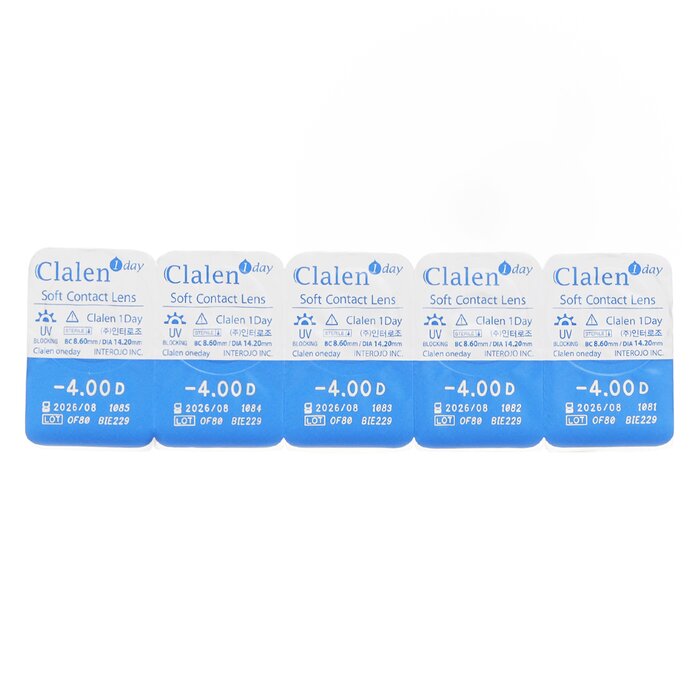Clalen 1Day Soft Contact Lens 5pcs x 1 stripProduct Thumbnail