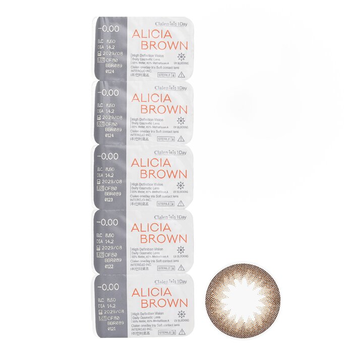 Clalen Iris 1Day Alicia Brown 5pcs x 1 stripProduct Thumbnail