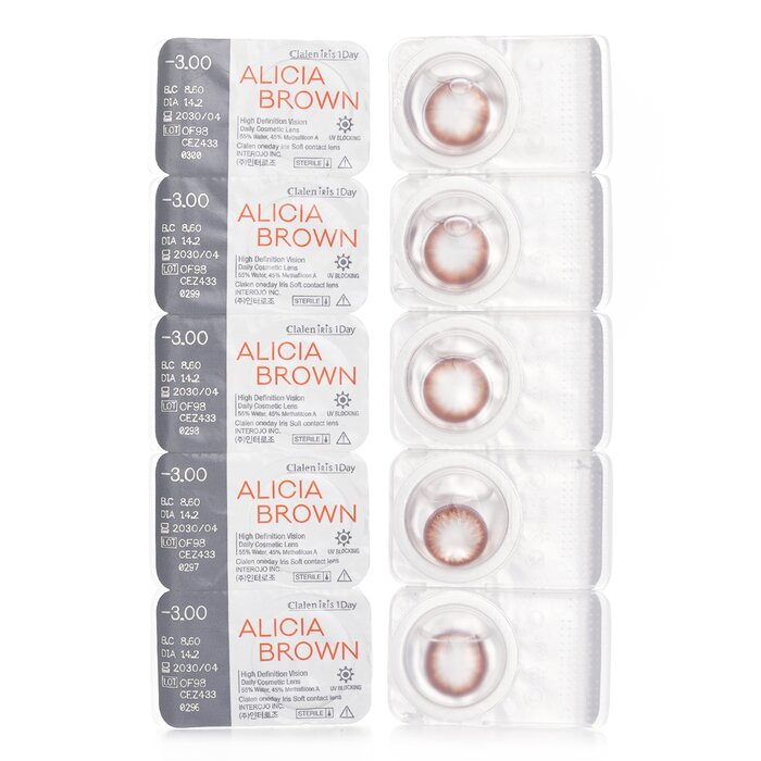 Clalen Iris 1Day Alicia Brown 5pcs x 1 stripProduct Thumbnail