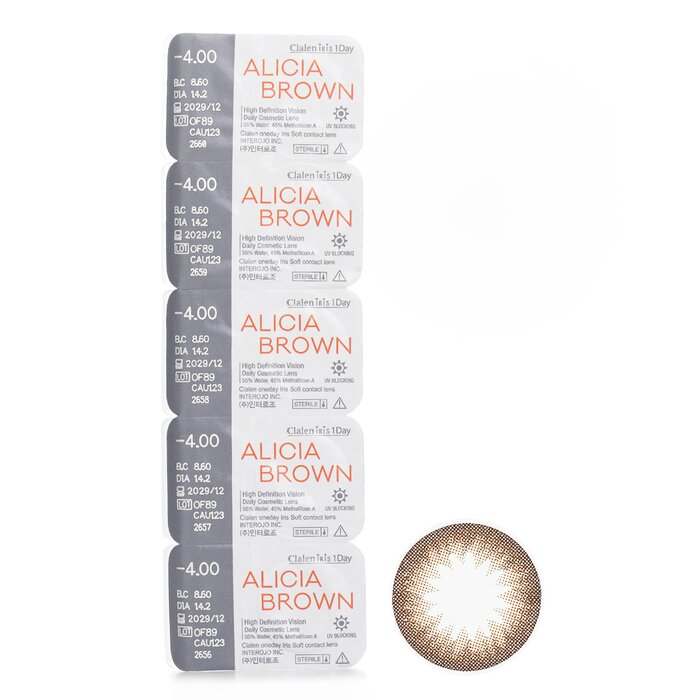 Clalen Iris 1Day Alicia Brown 5pcs x 1 stripProduct Thumbnail