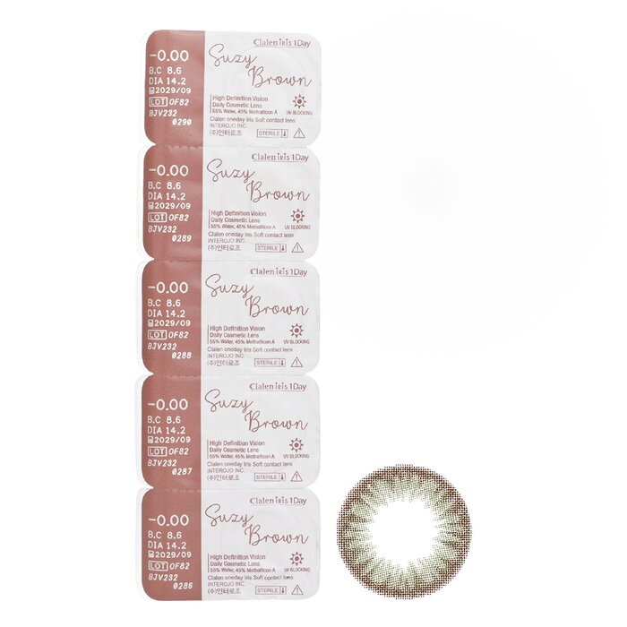 Clalen Iris 1Day Suzy Brown 5pcs x 1 stripProduct Thumbnail