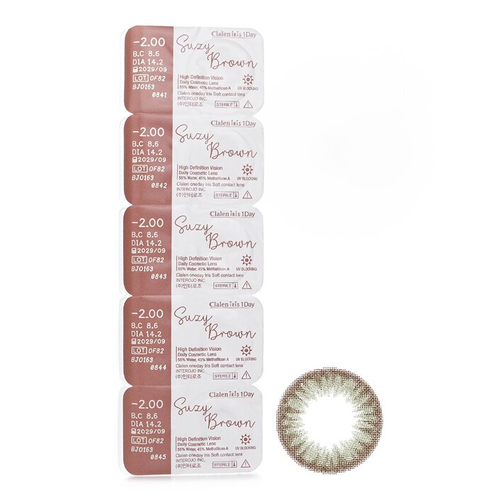 Clalen Iris 1Day Suzy Brown 5pcs x 1 stripProduct Thumbnail