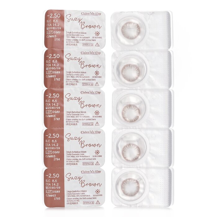 Clalen Iris 1Day Suzy Brown 5pcs x 1 stripProduct Thumbnail