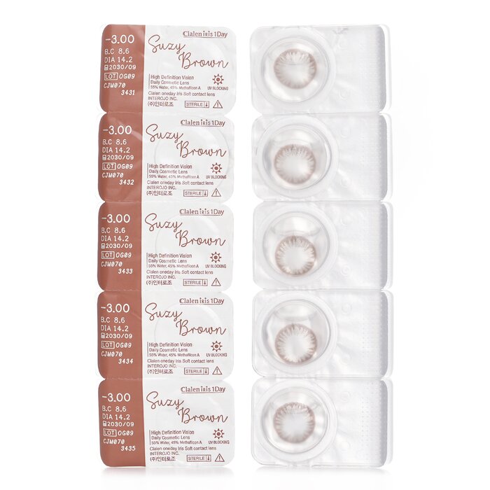 Clalen Iris 1Day Suzy Brown 5pcs x 1 stripProduct Thumbnail