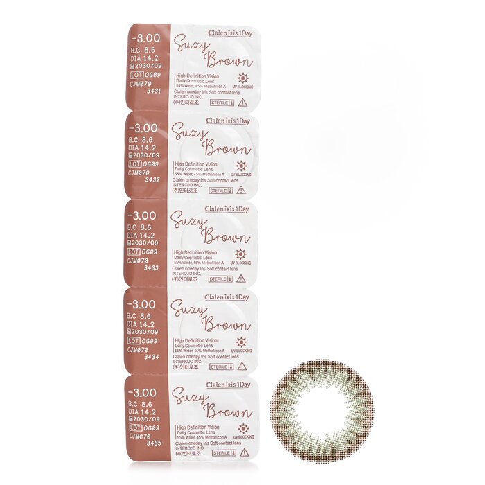 Clalen Iris 1Day Suzy Brown 5pcs x 1 stripProduct Thumbnail