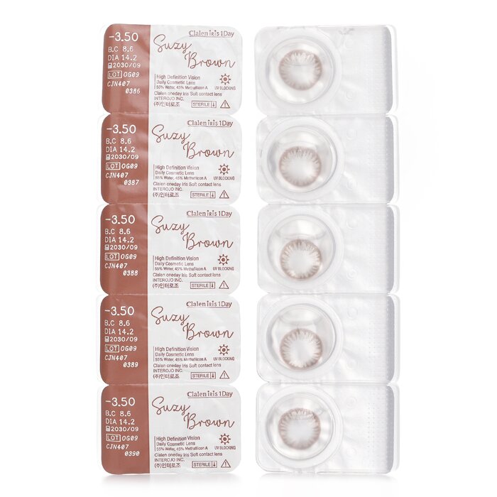 Clalen Iris 1Day Suzy Brown 5pcs x 1 stripProduct Thumbnail